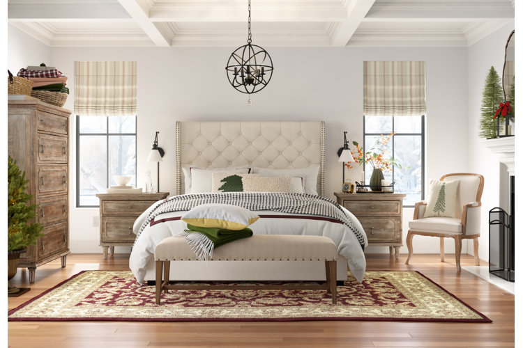 Area rug size for deals queen bed